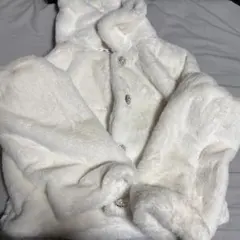 ファーアウター　ホワイト