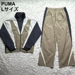 極美品　PUMA ナイロンジャケット　セットアップ　Lサイズ