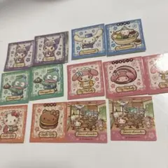 GiGO×サンリオ 和菓子ティータイム ステッカー 13まとめ売り