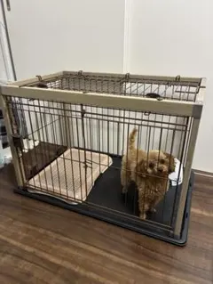 木目調 犬用ケージ 目隠しカバー - メルカリ