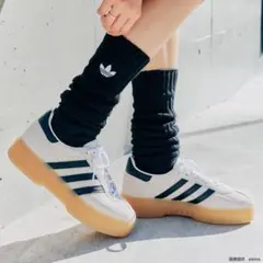 adidas ブラック ルーズソックスMサイズ