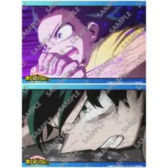 僕のヒーローアカデミア ヒロアカ 8期 場面写 ブロマイド 緑谷出久 2点 ⑪