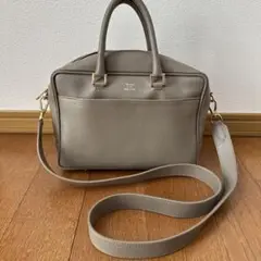 IENA Manuel MILANO/マニュエルミラノ レザーバッグ ベージュ