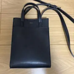 OPAQUE.CLIP AQUE. スクエア ショルダーバッグ ブラック