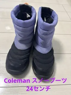 Coleman スノーブーツ 紫/黒　24センチ