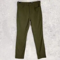 ワークマン　レディース　スラックス　LL　緑　チノパン　パンツ　カーキ