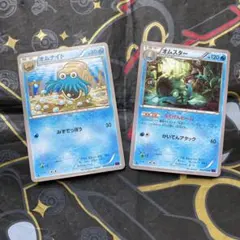 【水タイプ】【オムナイト オムスター】XY イラスト 2点