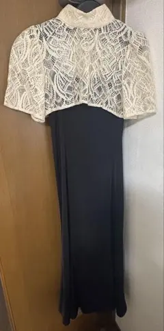 【Dorry Doll】エレガントなパーティードレス 黒とアイボリー