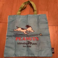 PEANUTS 70周年アニバーサリーエコバッグ スヌーピー