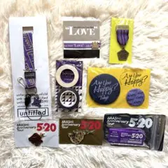 嵐 ARASHI ライブ会場限定グッズ 松本潤 推しカラー紫 Love 5×20