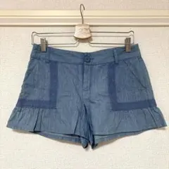 JILL STUART ジルスチュアート ショートパンツ デニムブルー Sサイズ