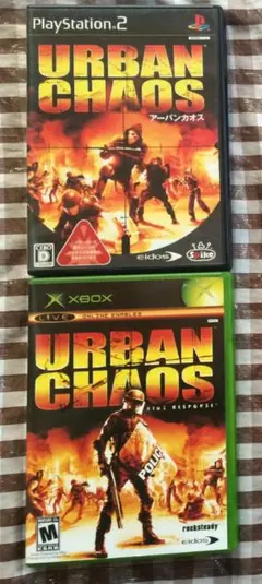 ＰＳ２　ＸＢＯＸ　アーバンカオス　Urban Chaos　海外版　北米版