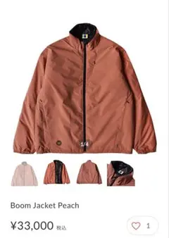 ベドラム bedlam Boom Jacket Peachダウンジャケット Bedlam Boom Jacket WATERPROOF Peach / ベドラム ブームジャケット
