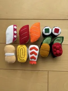 くっつく！フェルト　おままごと　おすしセットのサムネイル