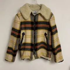Woolrich USA製ウール×シェルパ ライナーチェックジャケットのサムネイル