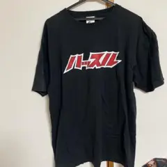 プロレス Tシャツ ハッスル ロゴ Ｌサイズ 黒 小川直也 ビンテージ　年代物