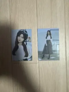 TWICE WORLD IN A DAY ツウィトレーディングカード 2枚セット