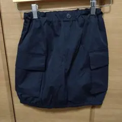 ☆GU☆黒ポケット付きバルーンスカート150cm