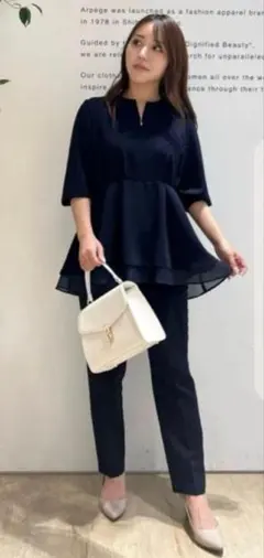 Apuweiser-riche ネイビー セットアップ