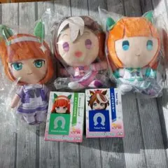 ウマ娘　ぬいぐるみ + ひっかけフィギュア　５個セット