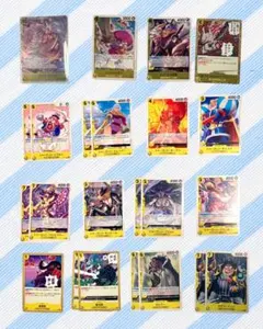 ONE PIECEカードゲーム ビッグ・マム海賊団 黄デッキパーツ まとめセット