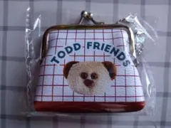 mojojojo PVCがま口ポーチ BROWN 茶 くま