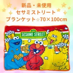 新品⭐︎セサミストリート ブランケット エルモ クッキーモンスター ビッグバード
