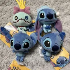 スティッチ/エンジェル ぬいぐるみマスコット まとめ売り ハートランド 