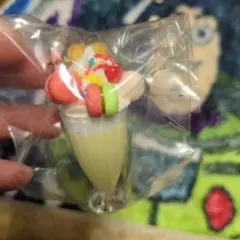 喫茶店レトロスィーツマスコット ミルクセーキパフェ