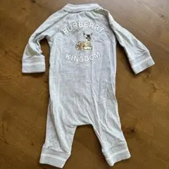 【美品】BURBERRY 長袖　ロンパース　9M