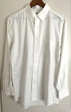 UNIQLO メンズ　ボタンダウン長袖ワイシャツ XL ホワイト