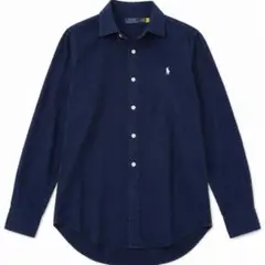 リネン】POLO RALPH LAURENシャツ ネイビー 160/84A - メルカリ
