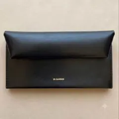 JIL SANDER ブラックレザー　長財布のサムネイル