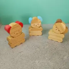 木製動物積み木セット