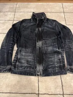 G-STAR 光沢　デニムジャケット　ブラックデニム G-STAR 光沢 デニムジャケット ブラックデニム G-STAR 光沢 デニム