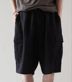 COMOLI カナパ カーゴショーツ, Blackのサムネイル