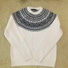 センスオブプレイス　ノルディック柄セーター 美品　Mサイズ