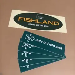 FISHLAND ステッカー 6枚セット