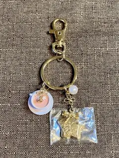 キキララ　リトルツインスターズ キーホルダー ローズ 2009年 平成レトロ