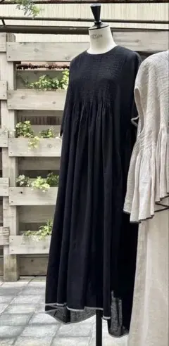 新品タグ付】maison_de_soil 25SS リネンセルベージ ドレス - メルカリ