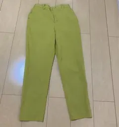 【美品】グローバルワーク　globalwork パンツ　美シルエット　ピスタチオ