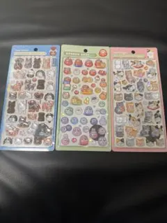 【人気】和柄 ボンボンドロップシール 3枚 正規品