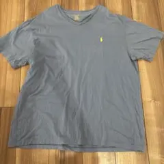 Polo Ralph Lauren XL 水色Vネック Tシャツ