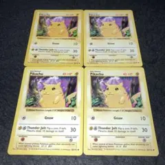 A4067 ポケカ 英語版 旧裏 ピカチュウ 4枚 A4067 ポケカ 英語版 旧裏 ピカチュウ 4枚 - メルカリ