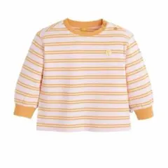 新品　モイモルン　moimoln SOFT& ボーダーミニ裏毛トップス　長袖