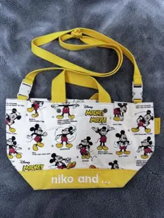 niko and... ミッキー　ショルダーバッグ