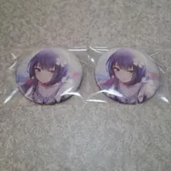 プロセカ 桐谷遥 グリッター缶バッジ 4B 2個セット