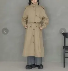 ジーナシス　マルチWAYスタンドコート　トレンチコート　ジレ　ベルト