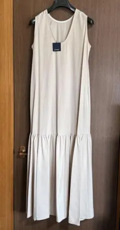 新品64%of SINME ノースリーブ ロング ワンピース ドレス カットソーのサムネイル