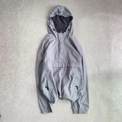 old UNIQLO nylon jacket gray XLドローコード